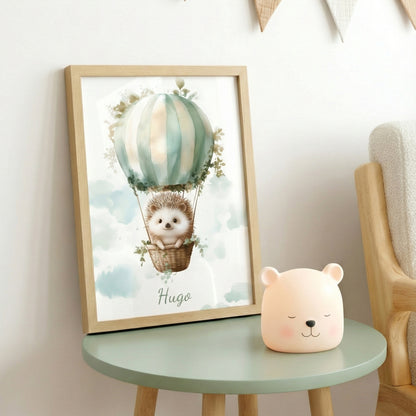 Petit Hérisson & Montgolfière - Atelier Les Jolies Choses