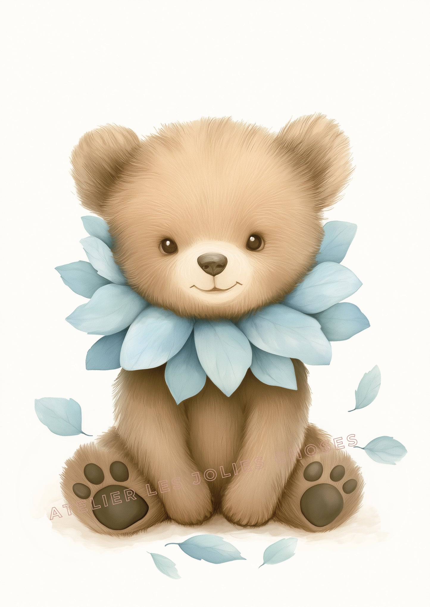 Petit Ours en Fleur