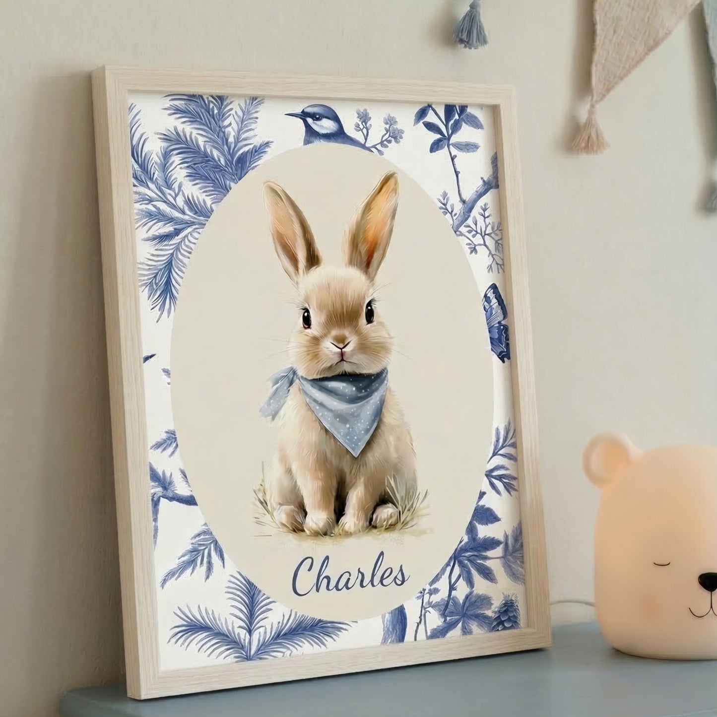 Petit gardien des bois – Édition toile de Jouy - Atelier Les Jolies Choses  