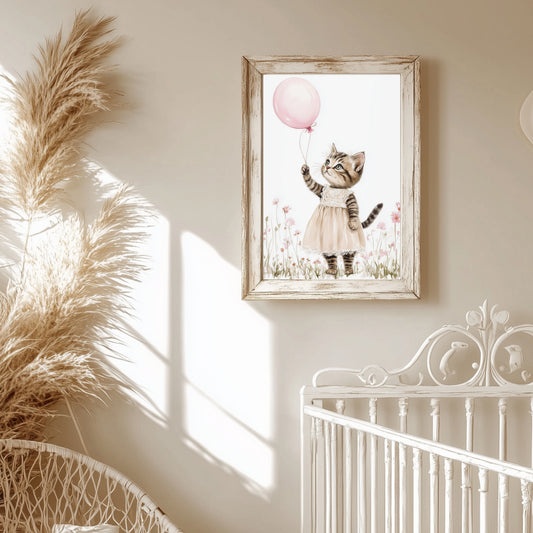Petite Chatonne & Ballon - Atelier Les Jolies Choses  
