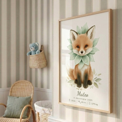 Renard en Fleur - Atelier Les Jolies Choses  