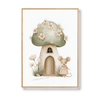 Affiche  Souris & sa jolie maison