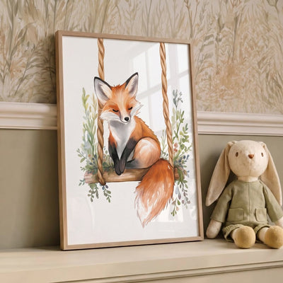 Affiche Renard & Balancelle