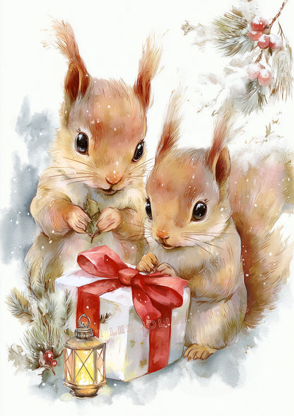 Écureuil & Magie de Noël - Atelier Les Jolies Choses