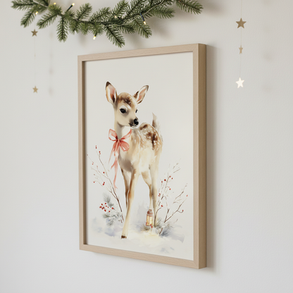 Affiche  - Dans la forêt de Noël